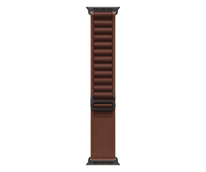 Pasek i akcesoria do zegarków Apple 49mm Burgundy Alpine Loop - Large - Black Titanium Finish